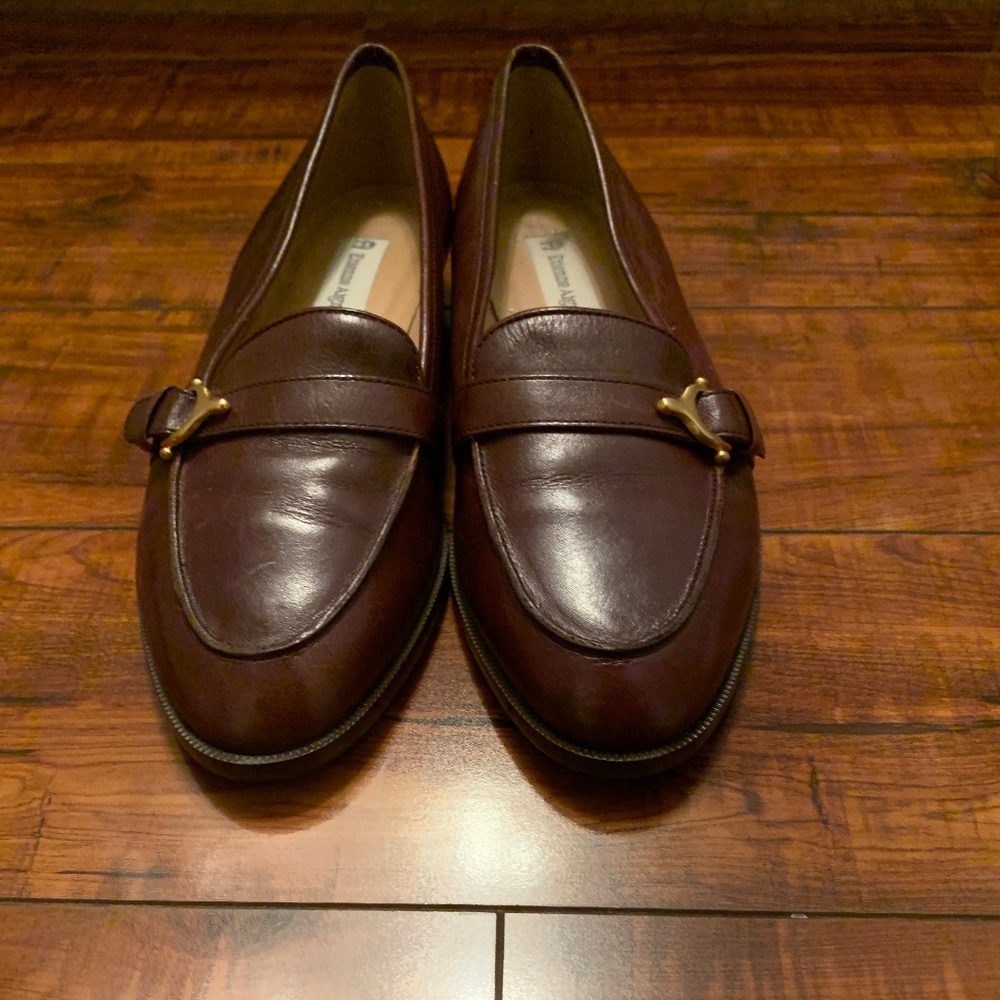 Classic Burgandy Etienne Aigner Penny Loafers